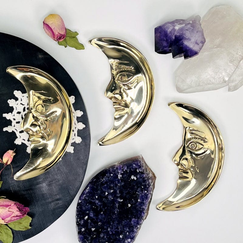 moon bowls displayed as home decor 