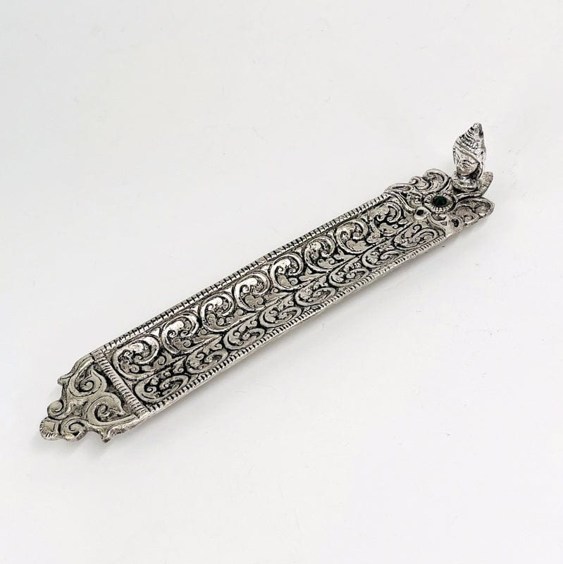 buddha head burner with engraved design 