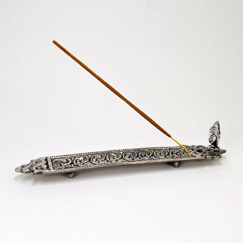 side view of the buddha head burner 