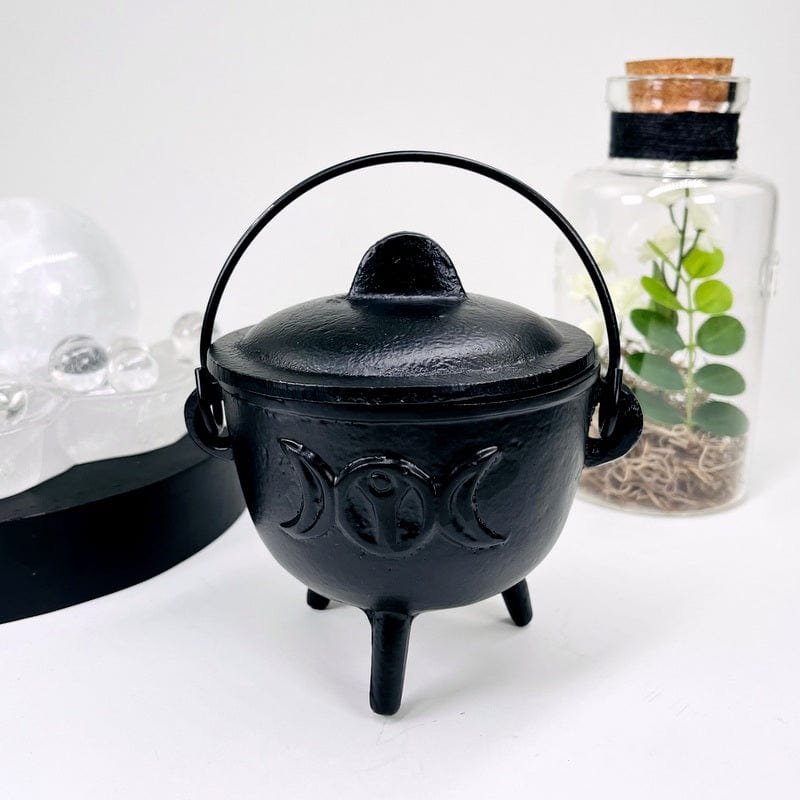 caldron set as home decor 