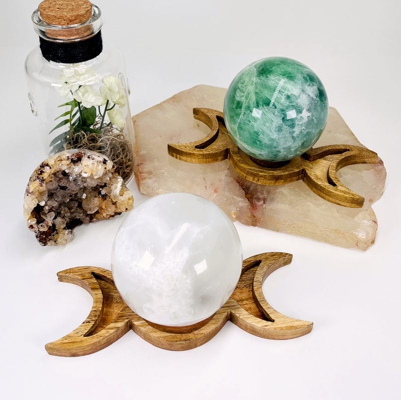 sphere holders displayed as home decor 