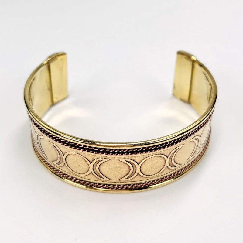 front view showing the copper twist accents 