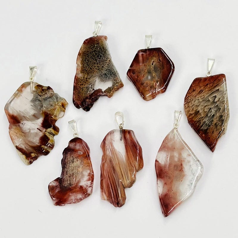 close up of the details on the pendants 