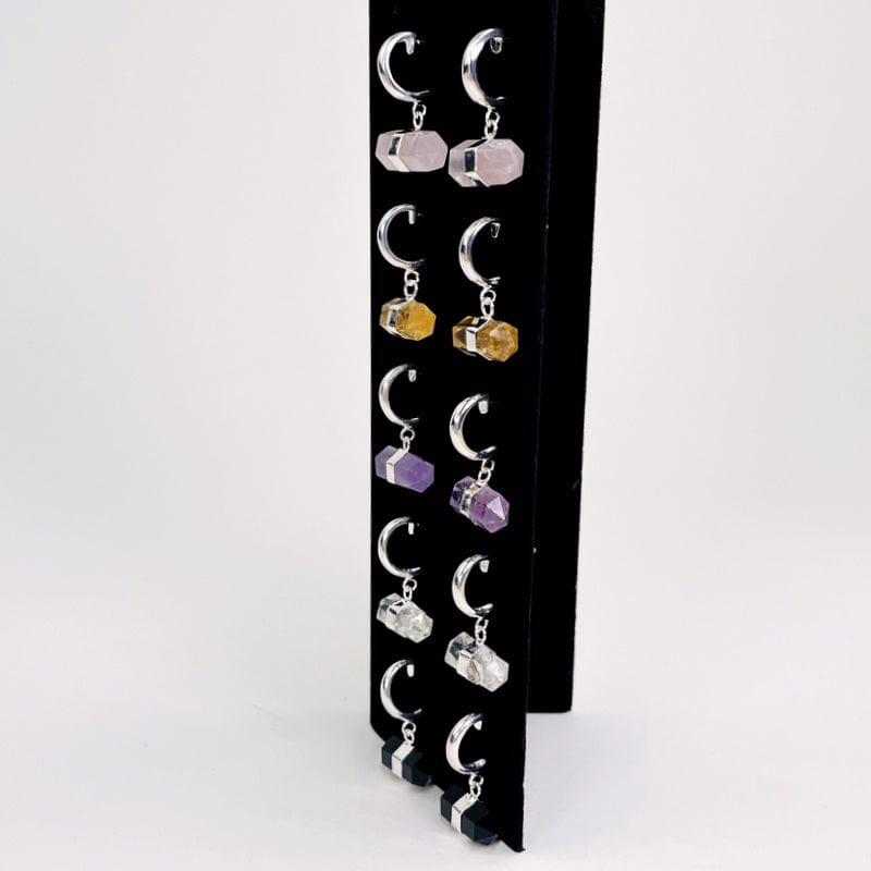 side view of the earrings 