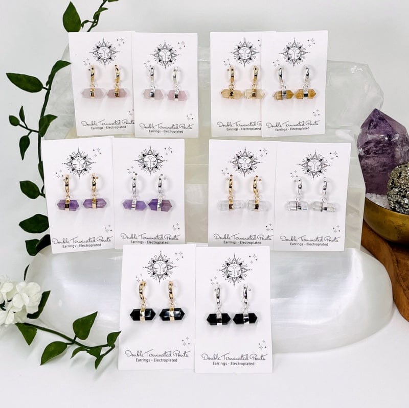 double terminated point earrings 
