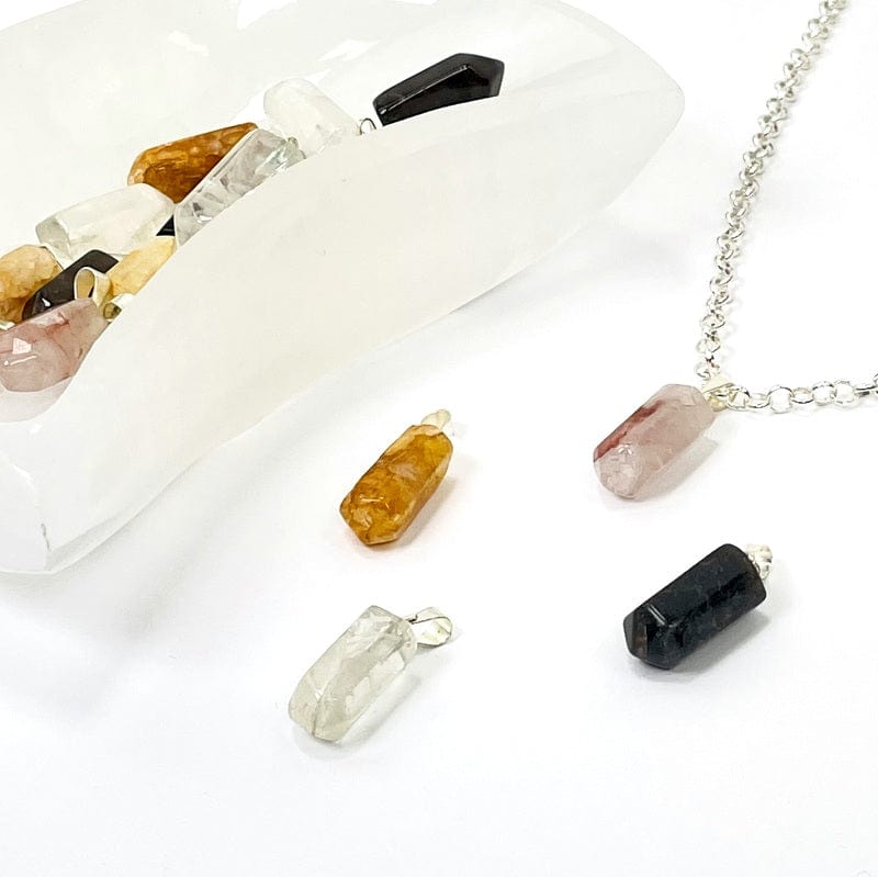 close up of point pendants set up as home decor 
