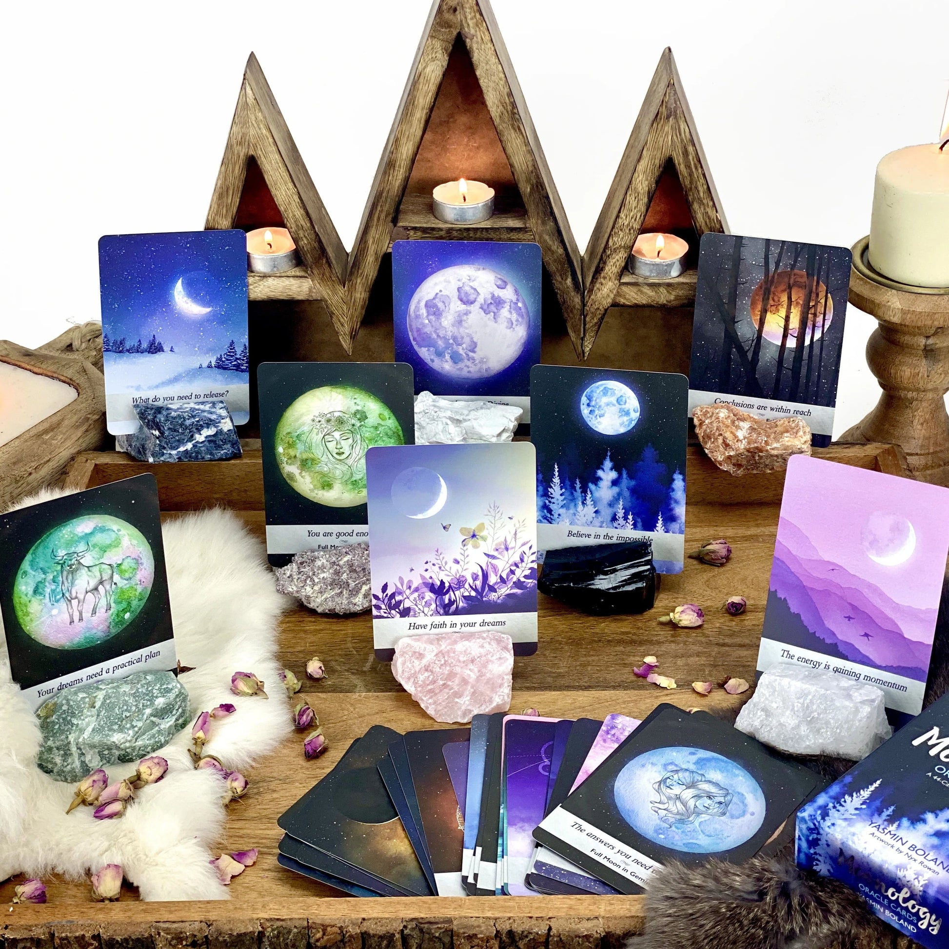 Products Natural Stone Place Card Holder - several on a table with cards in them