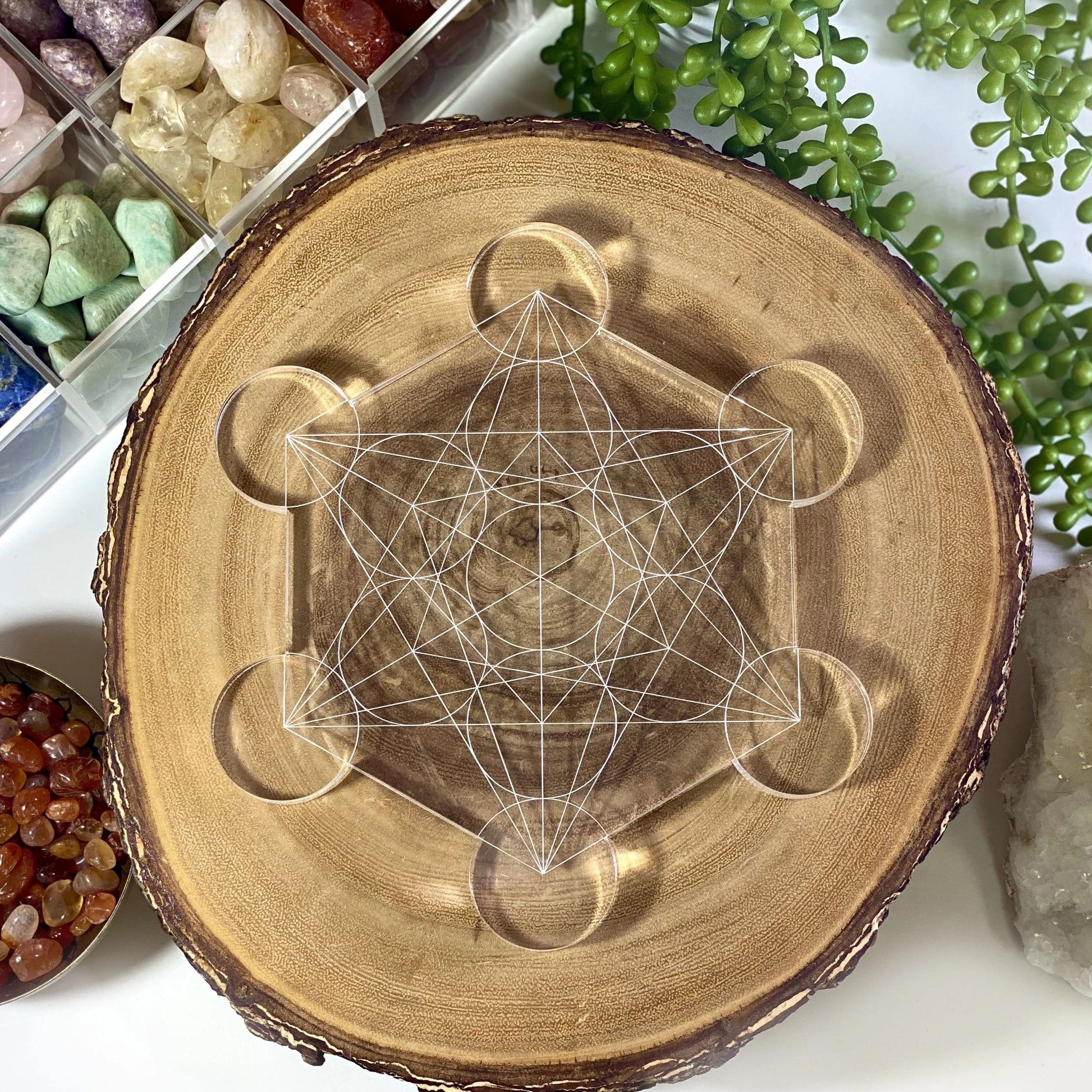 metatron cube made out of acrylic 