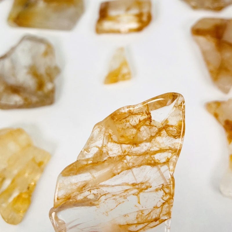 close up of the details in the golden healer slab 
