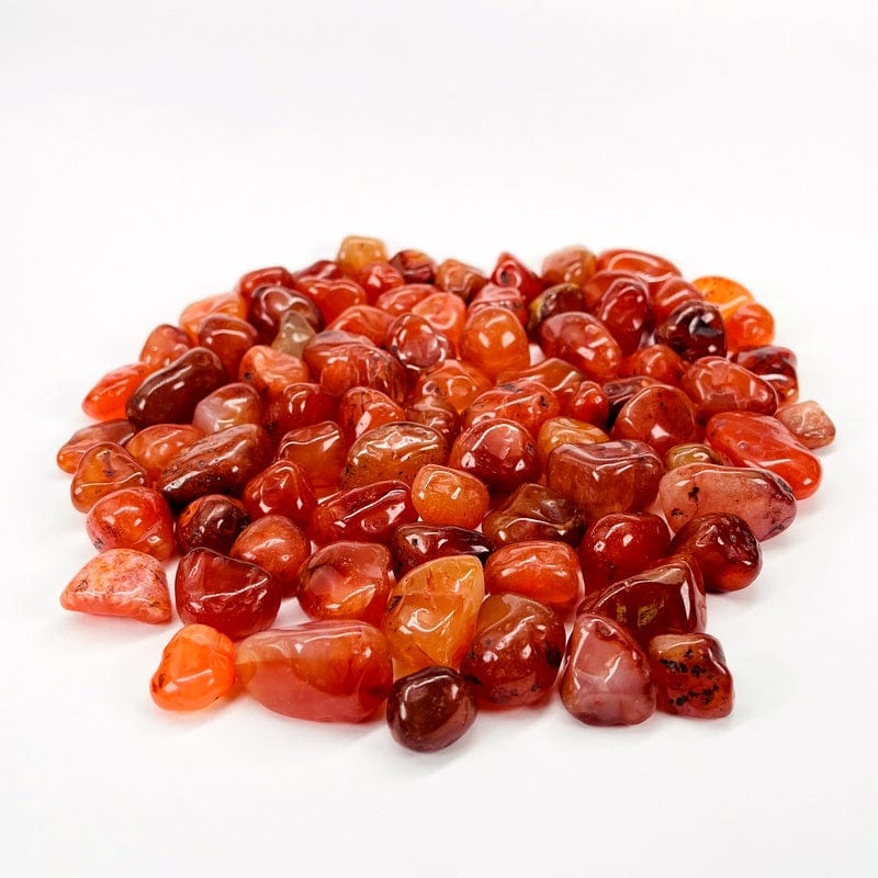 Carnelian Small Tumbled Stones - 1 lb Bag