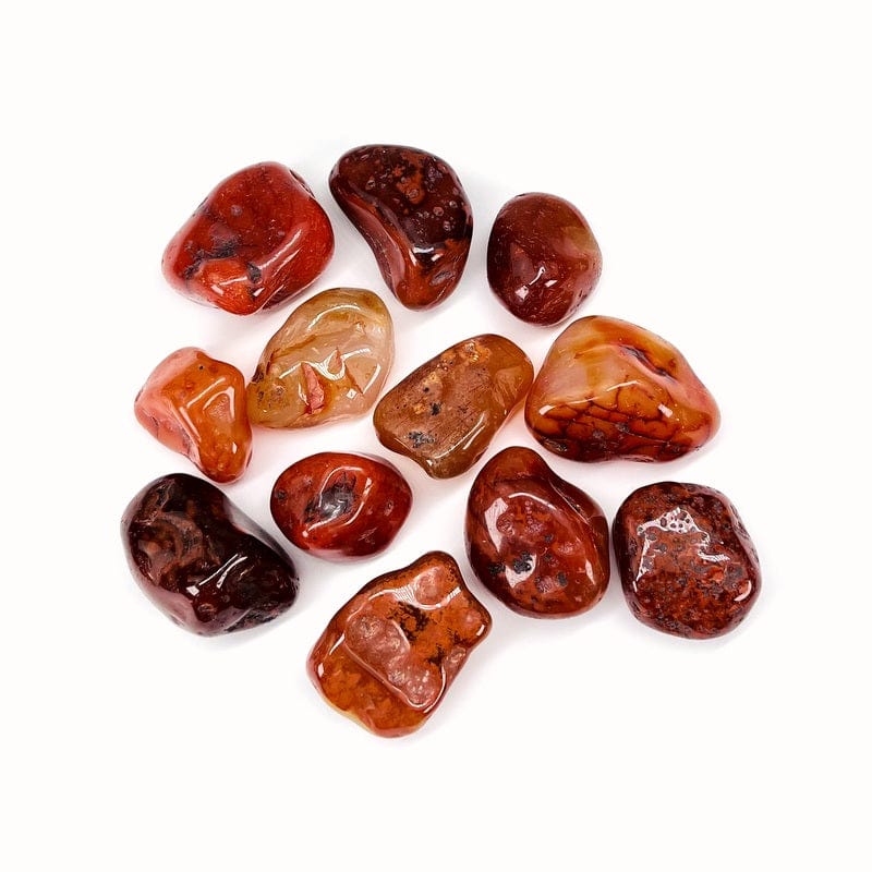 Large Carnelian Tumbled Stones - 1 lb bag