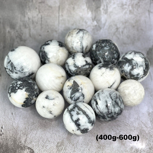 Zebra Jasper Stone Crystal Sphere Ball