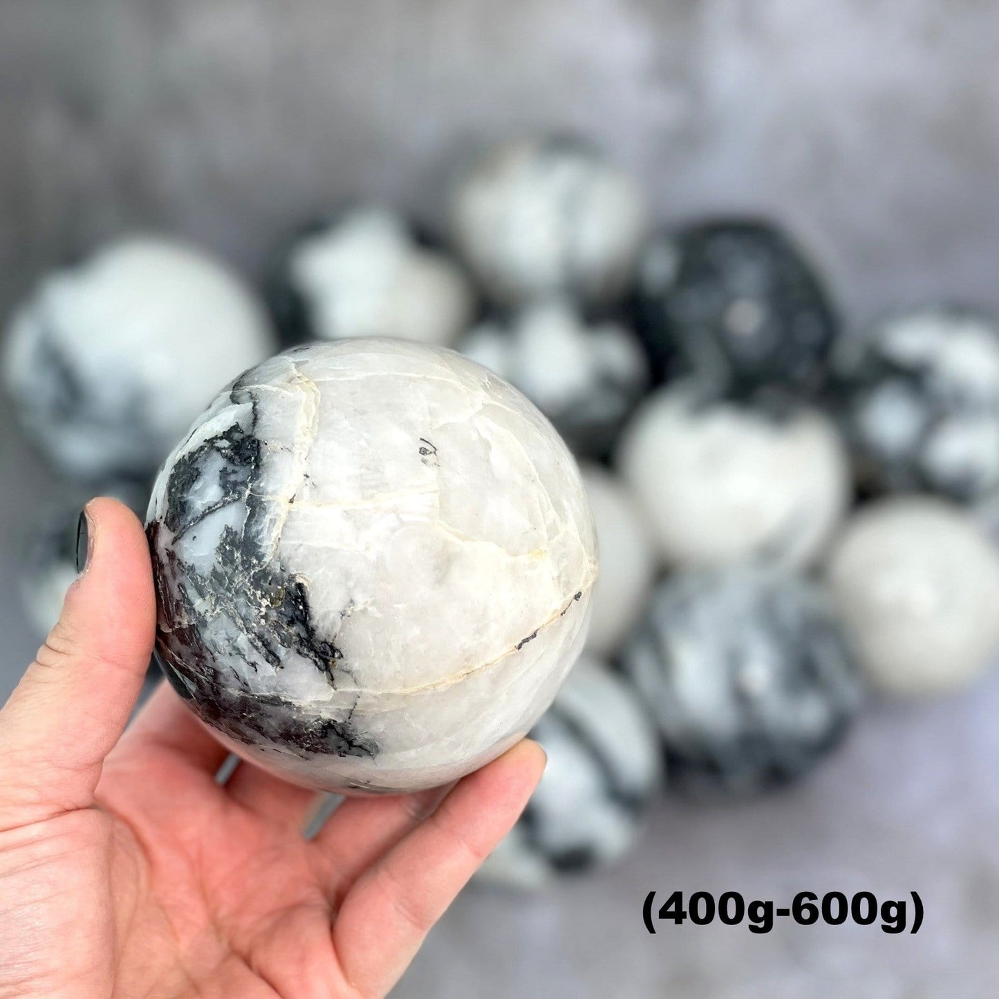 Zebra Jasper Stone Crystal Sphere Ball