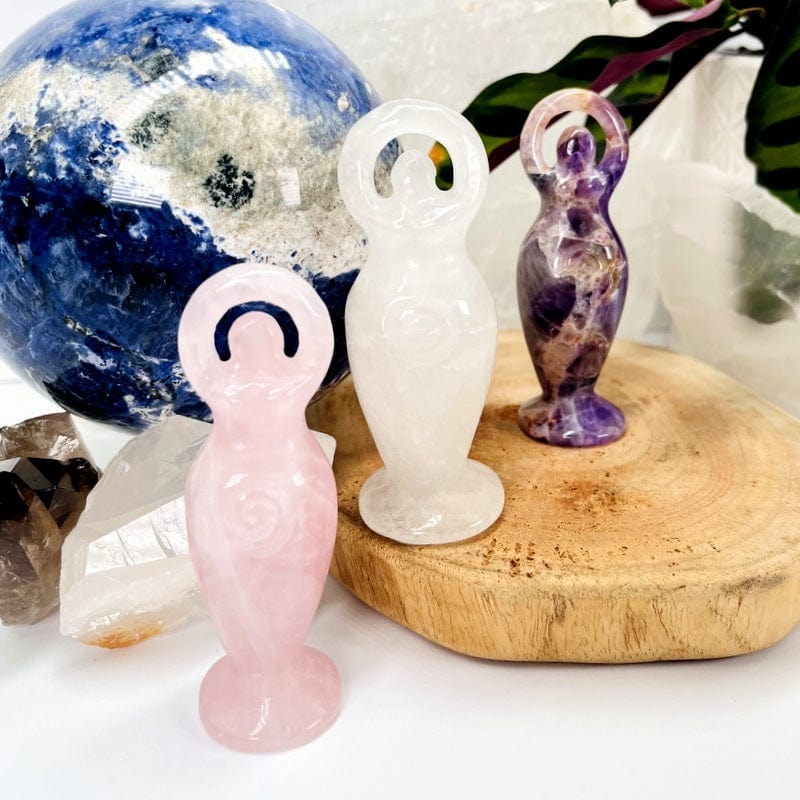 earth goddesses displayed as home decor 