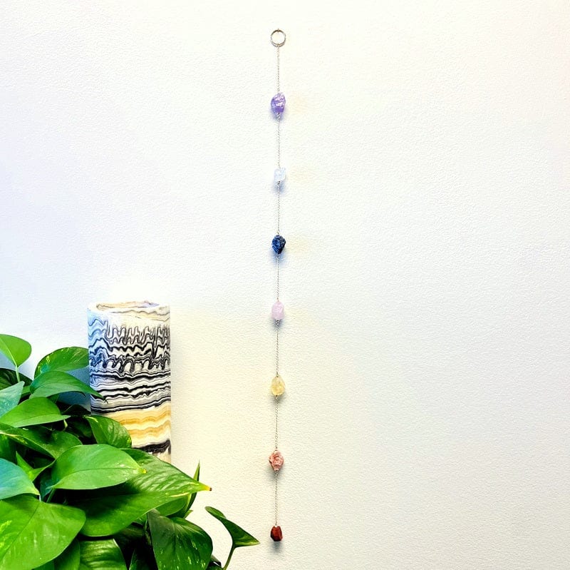rough stones chakra wall hanger 