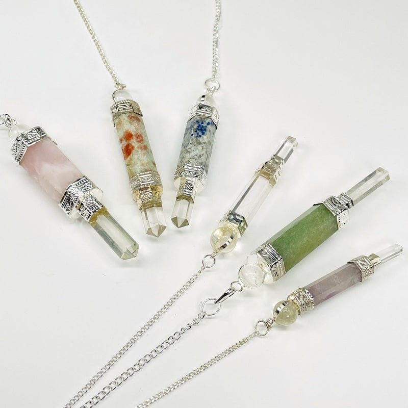 multiple views of the pendulums to show the thickness 