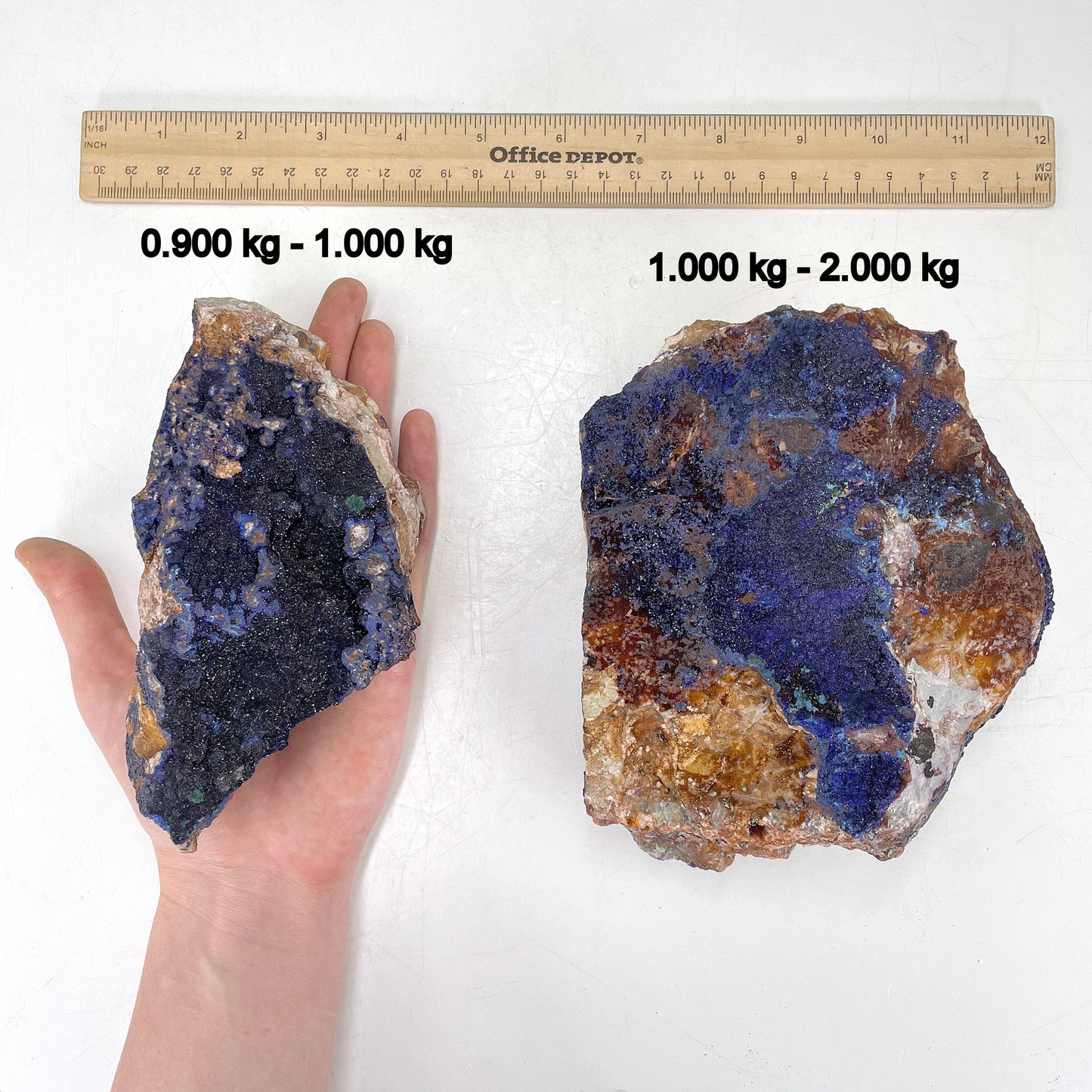 Azurite with Malachite Stone - By Weight