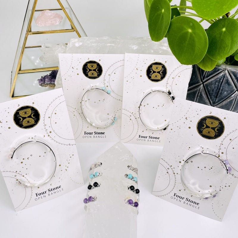 close up of the bracelets available in silver 