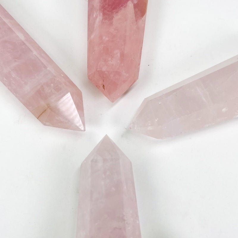 close up of the polished points 