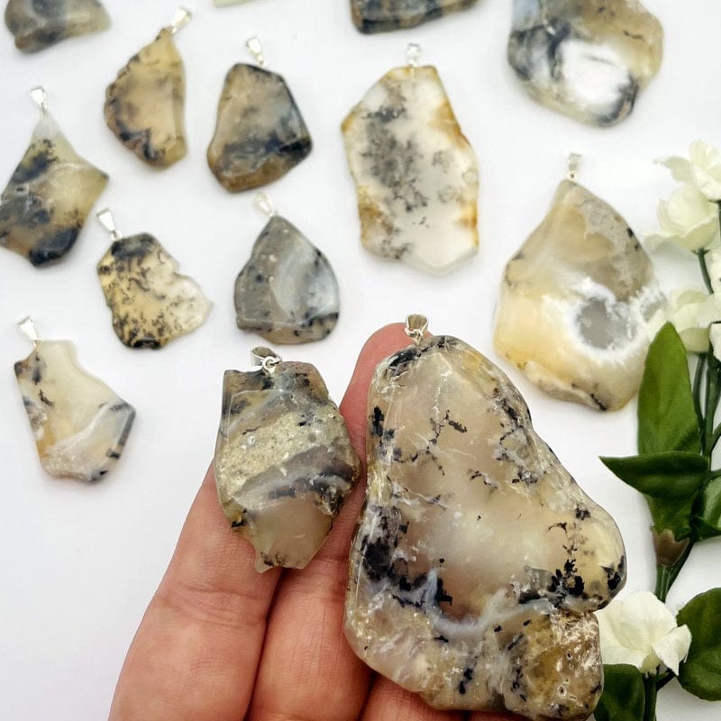 pendants in hand for size reference 
