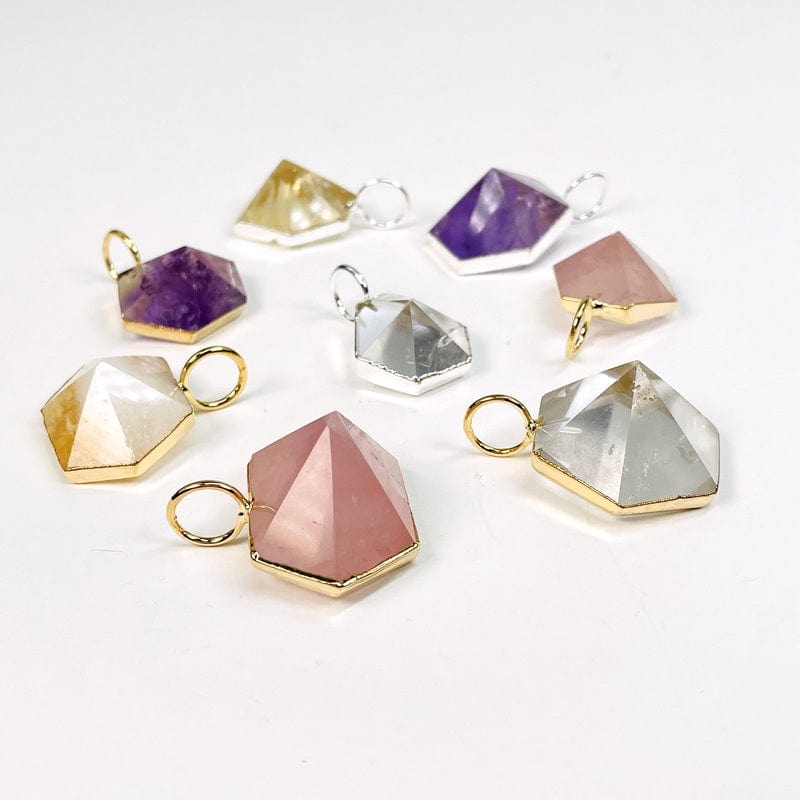 side view of the pendants to show the points 