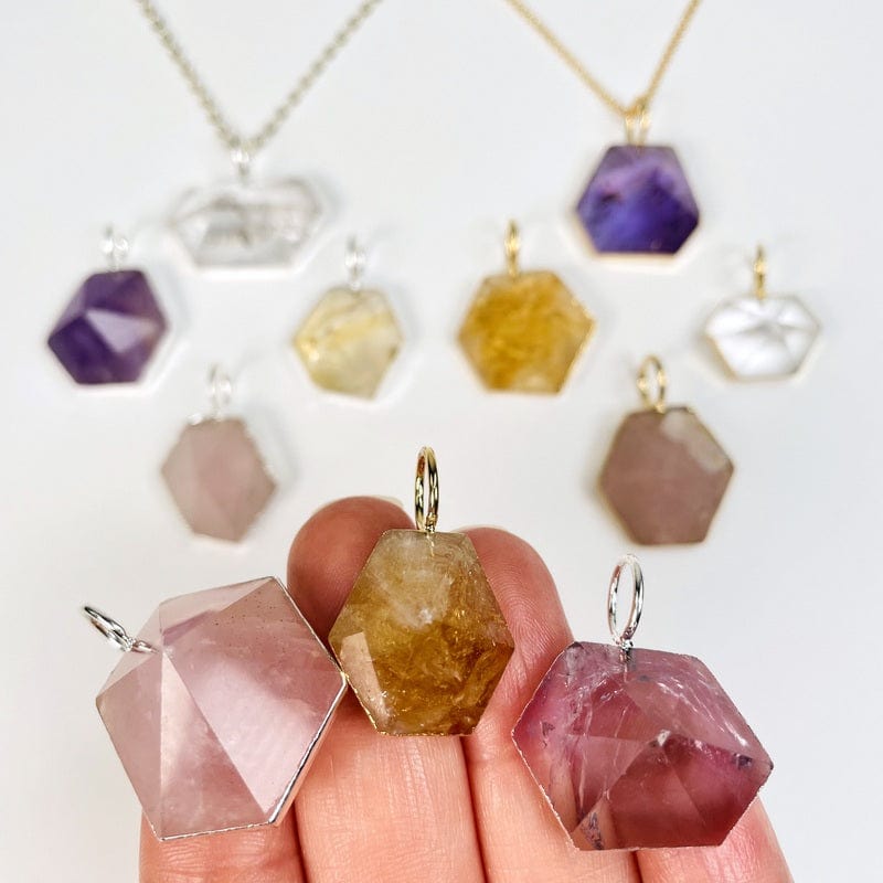 pendants in hand for size reference 