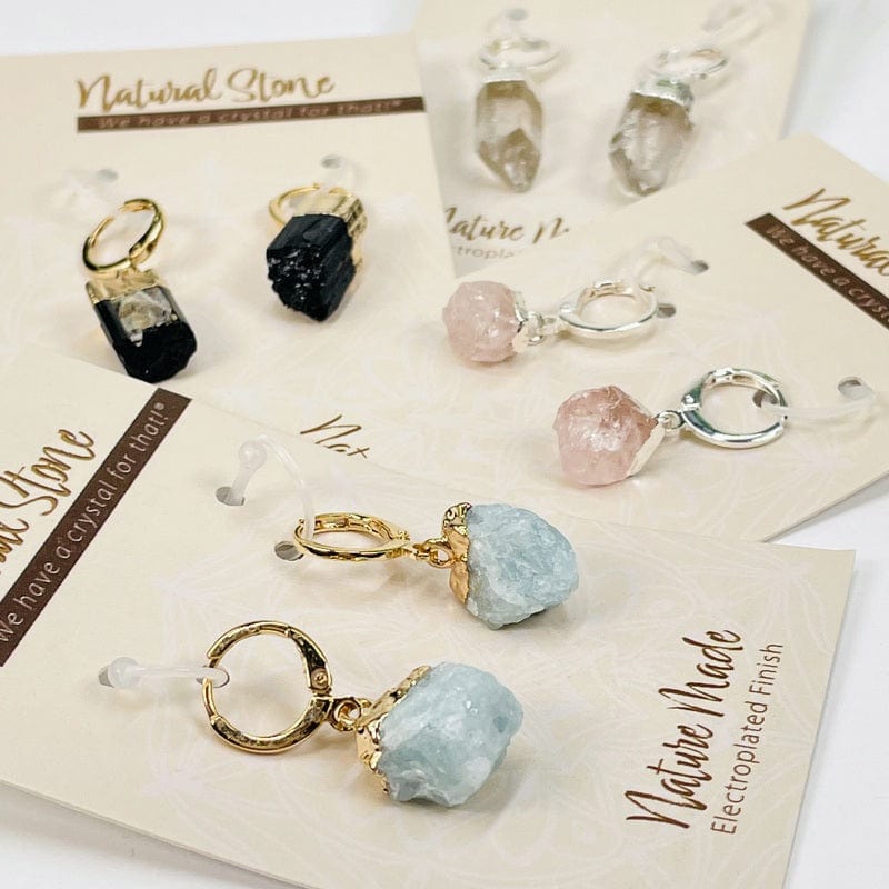 side view of the earrings to show the thickness 