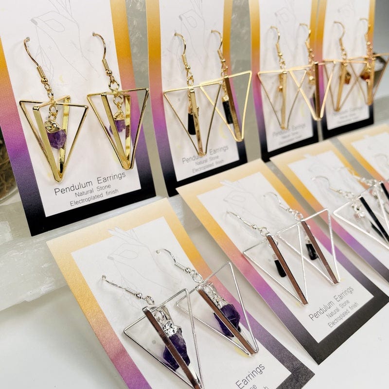 side view of the earrings to show the thickness 
