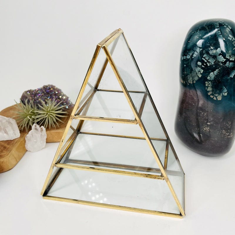 close up of the crystal display 