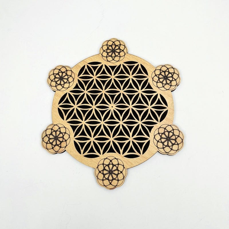 close up of the details on the engraved wood 