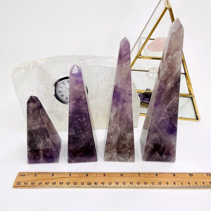 obelisk next to a ruler for size reference 
