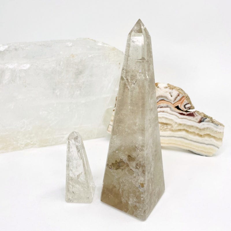 small and big obelisk set as home decor 