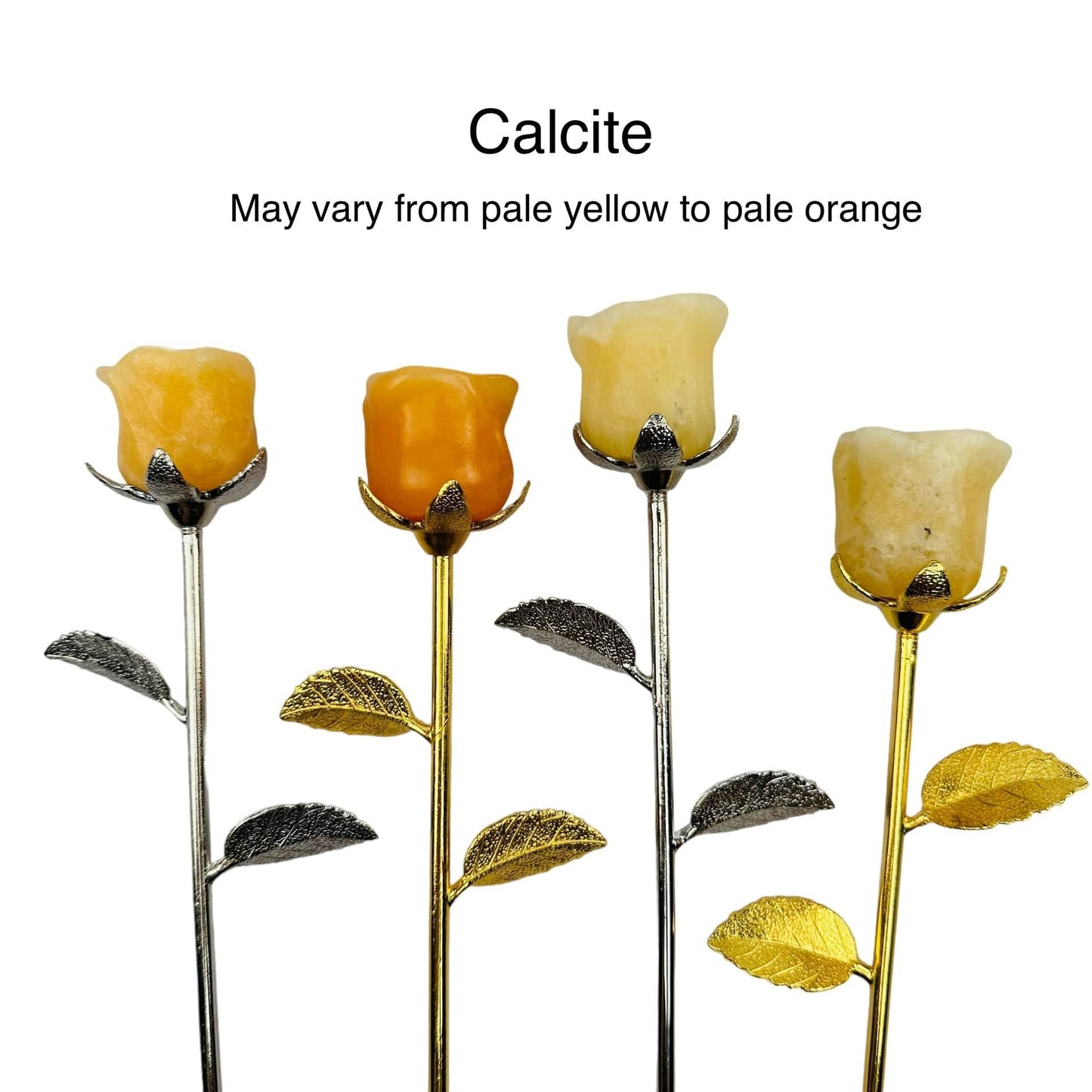calcite may come in pale yellow or pale orange 
