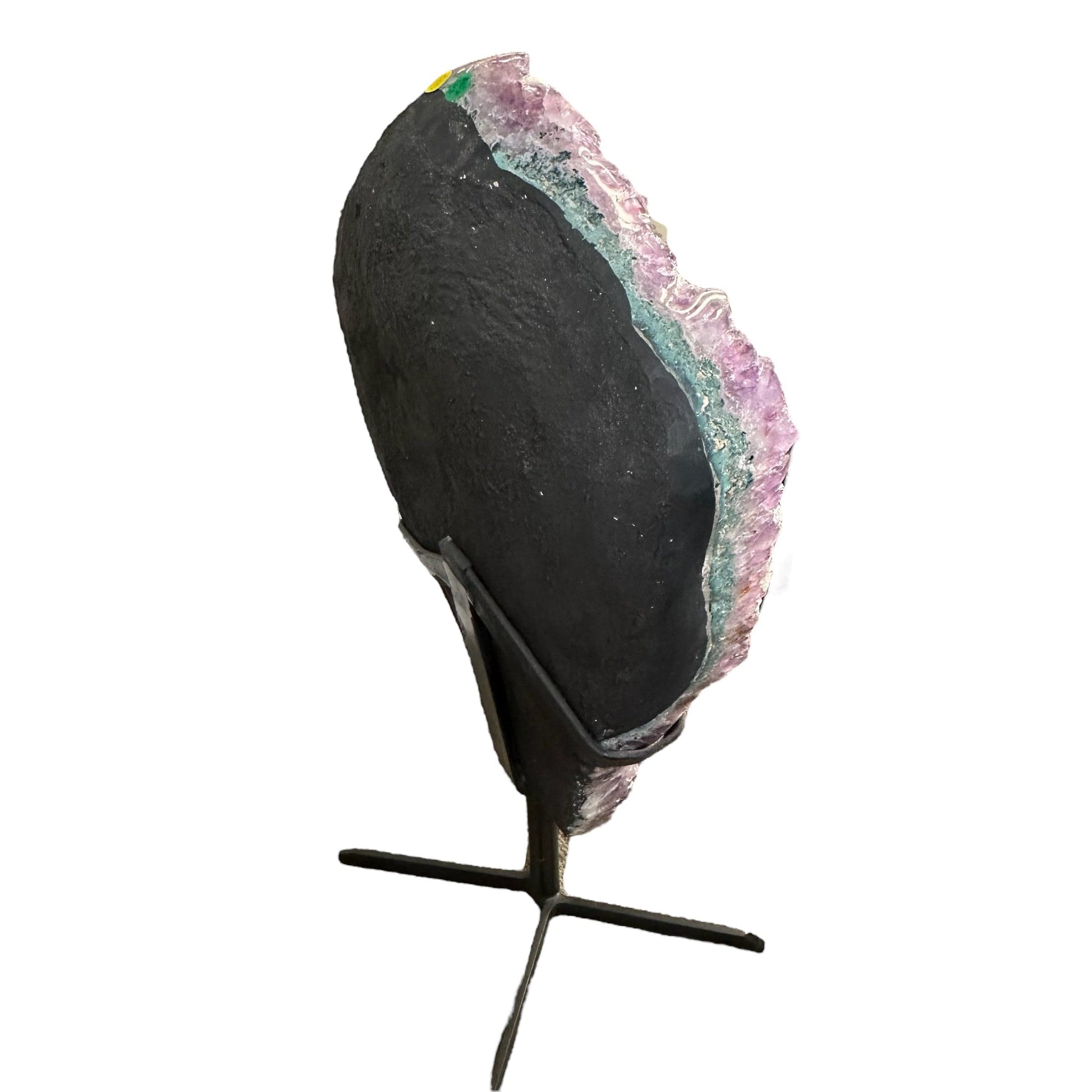 back side of the crystal on stand 
