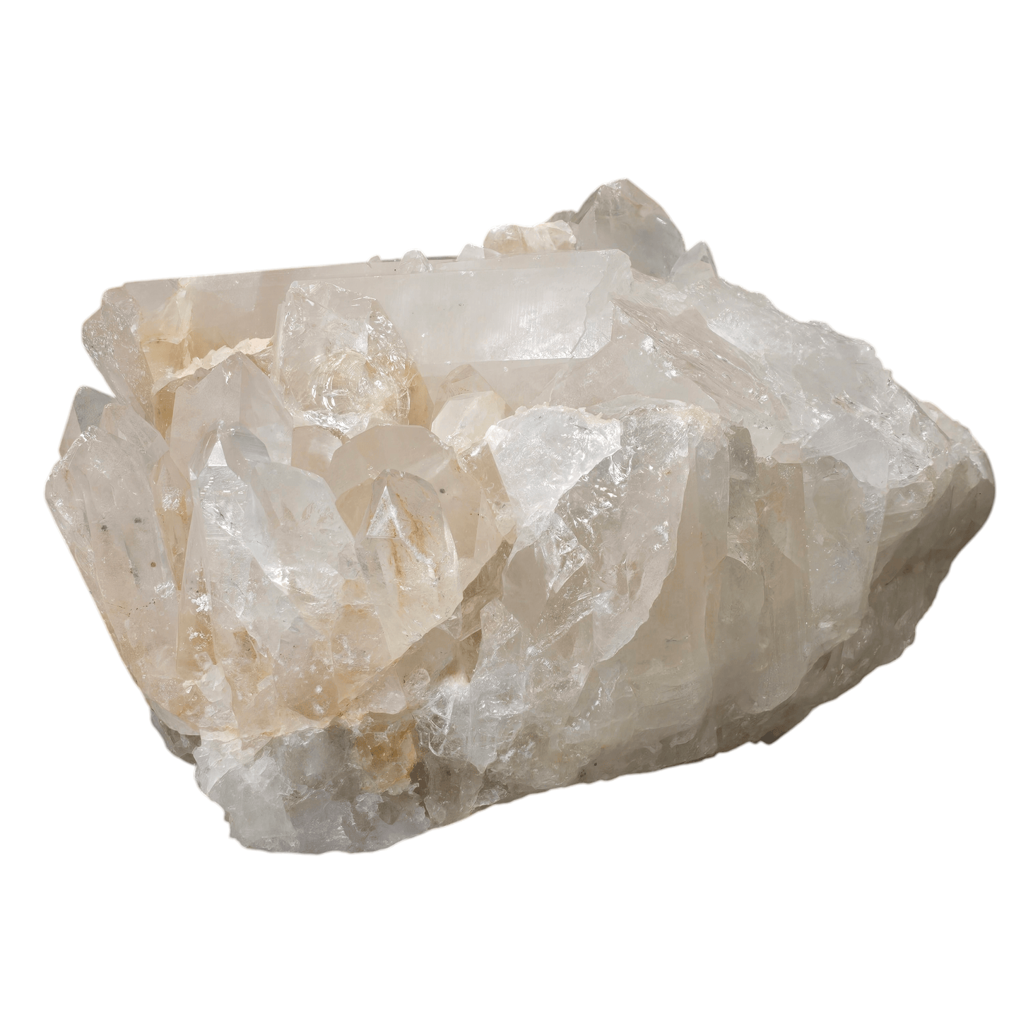 Giant Crystal Quartz Cluster #2 side view