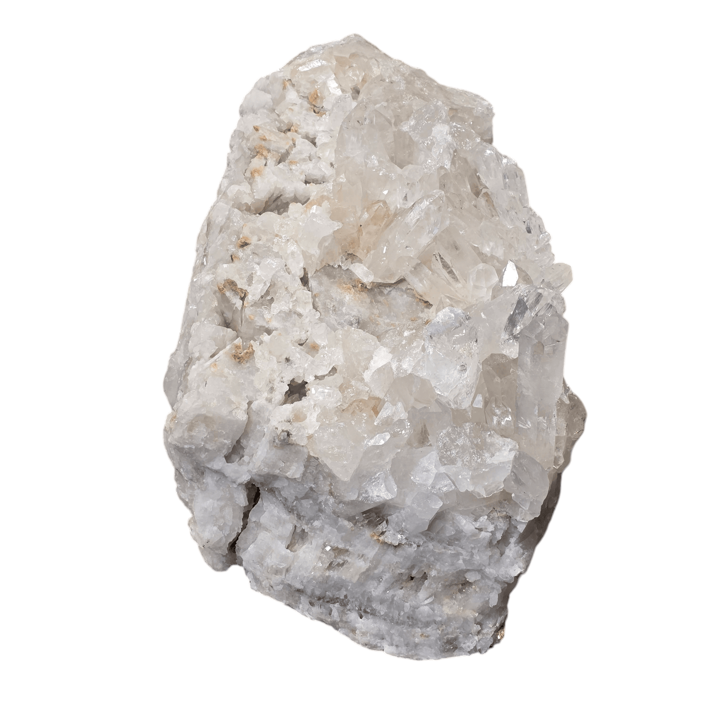 Giant Crystal Quartz Cluster #3 side view