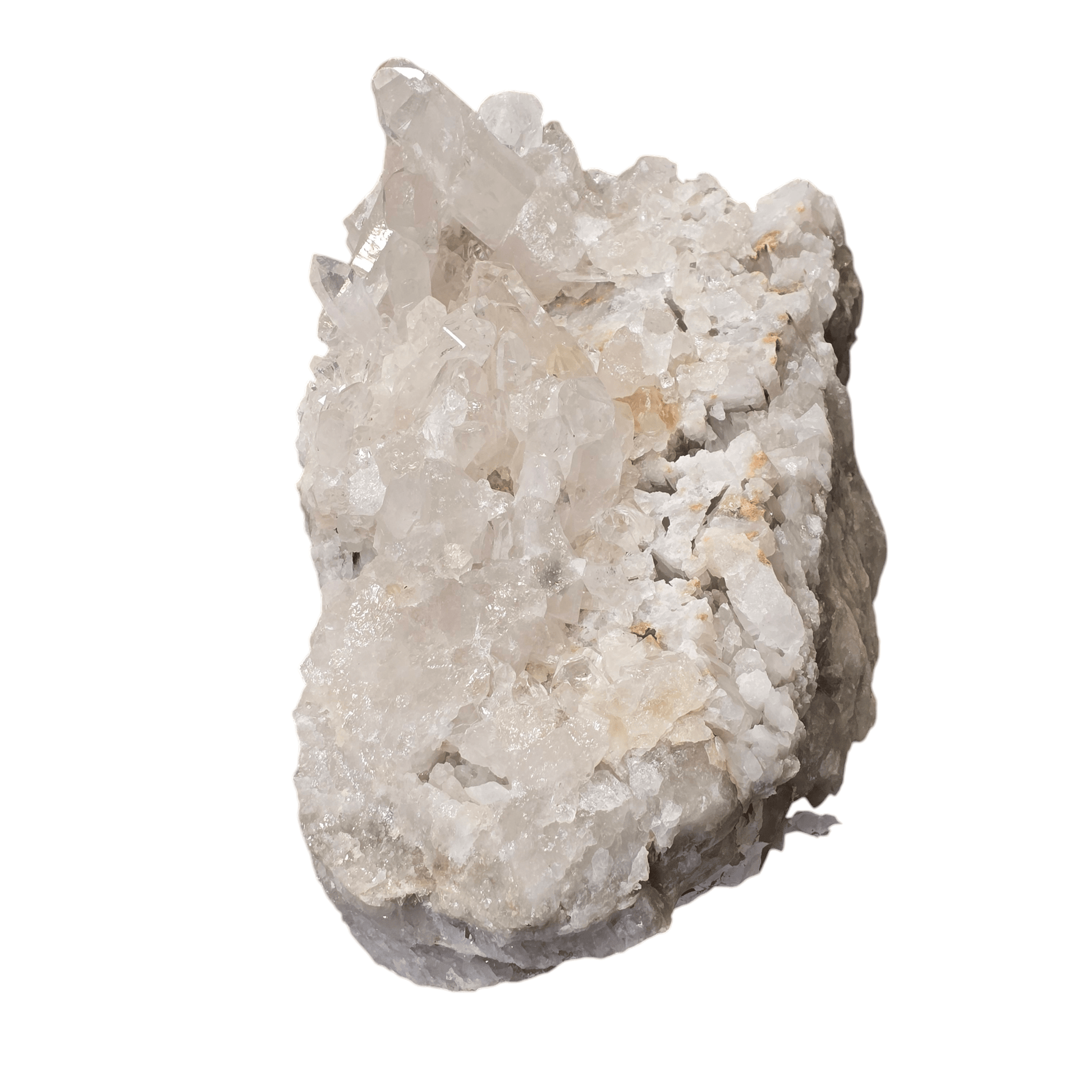 Giant Crystal Quartz Cluster #3 side view