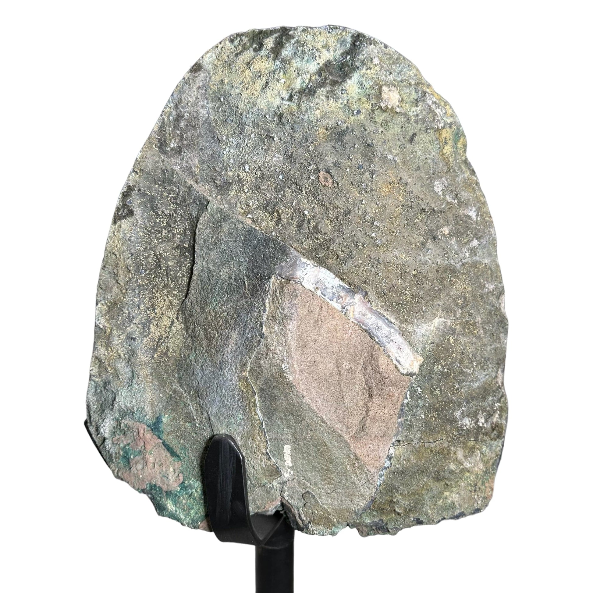 back side of the amethyst cluster 