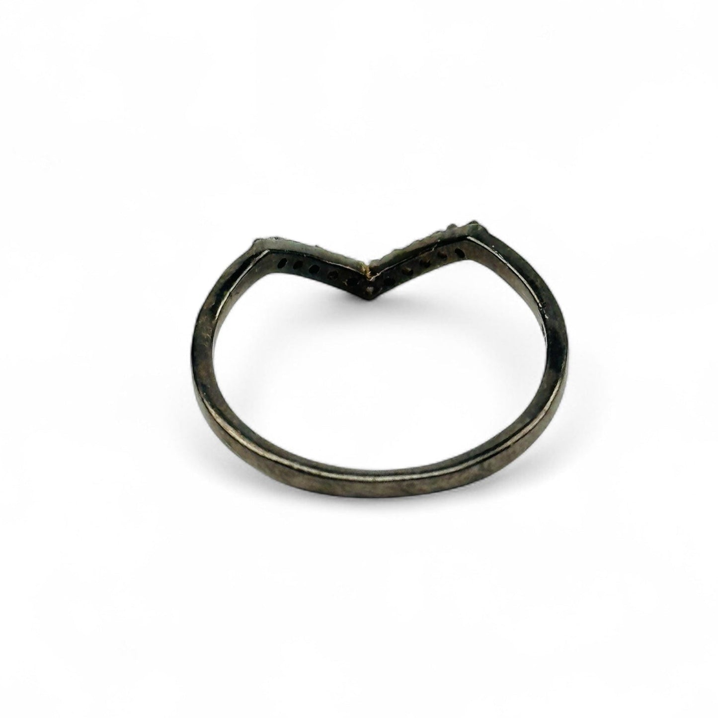close up of the back of the ring 