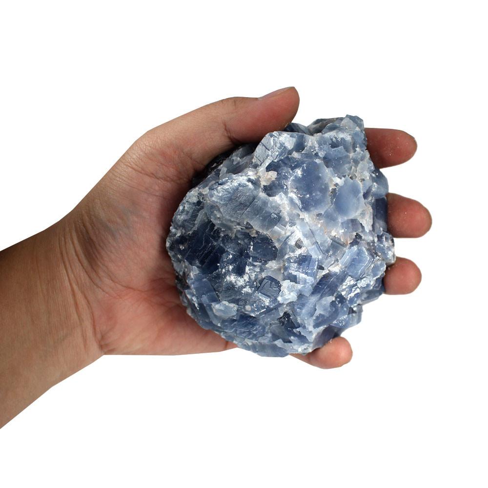 Blue Calcite - Blue Calcite Pieces - Chakra - Wire Wrapping - Stones - Crystal Grid