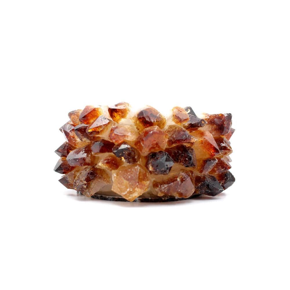 Citrine Point Candle Holder - side view