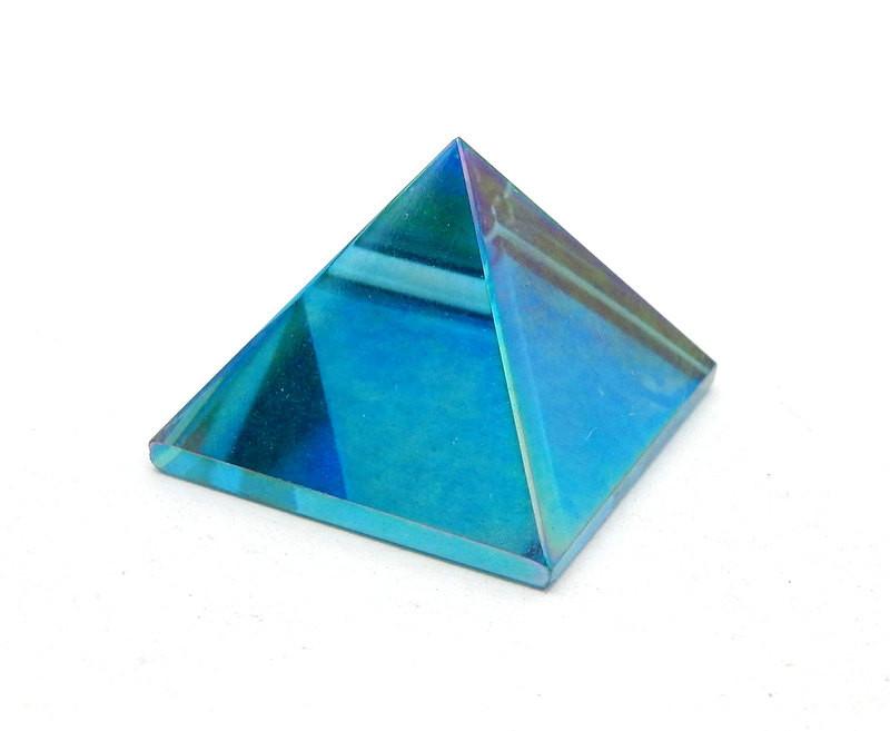 close up of the details on the crystal pyramids