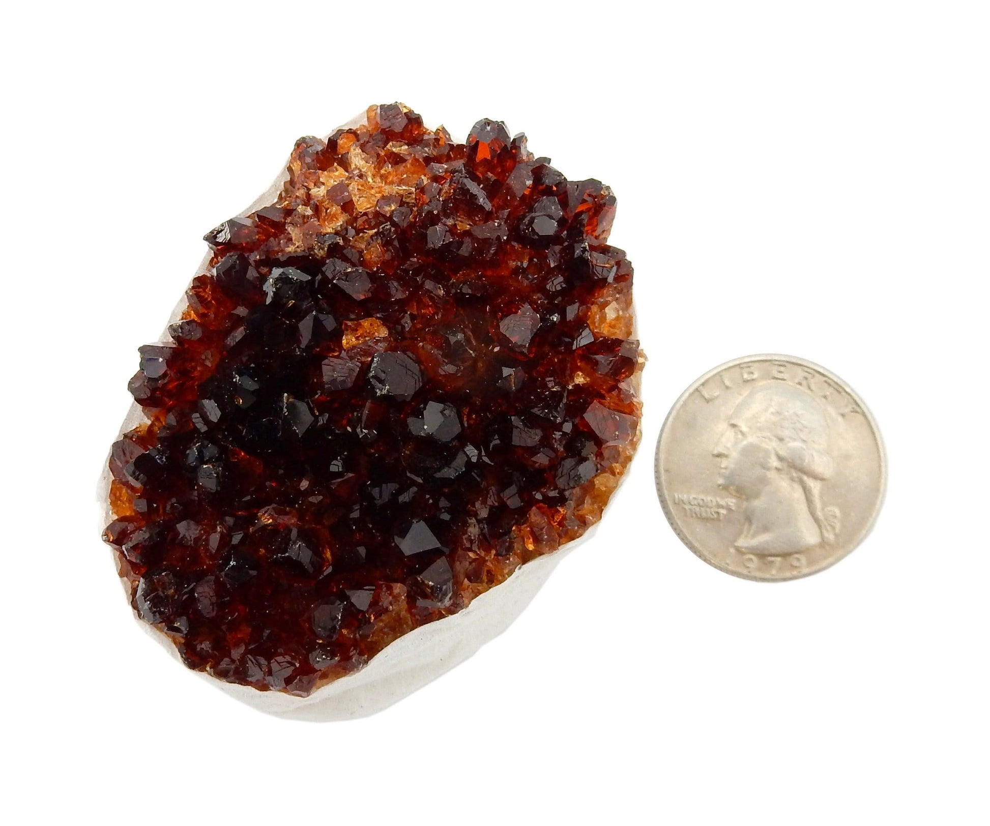 Flat Boxes - Amethyst Citrine And Crystal Cluster Flat Box - citrine by a quarter