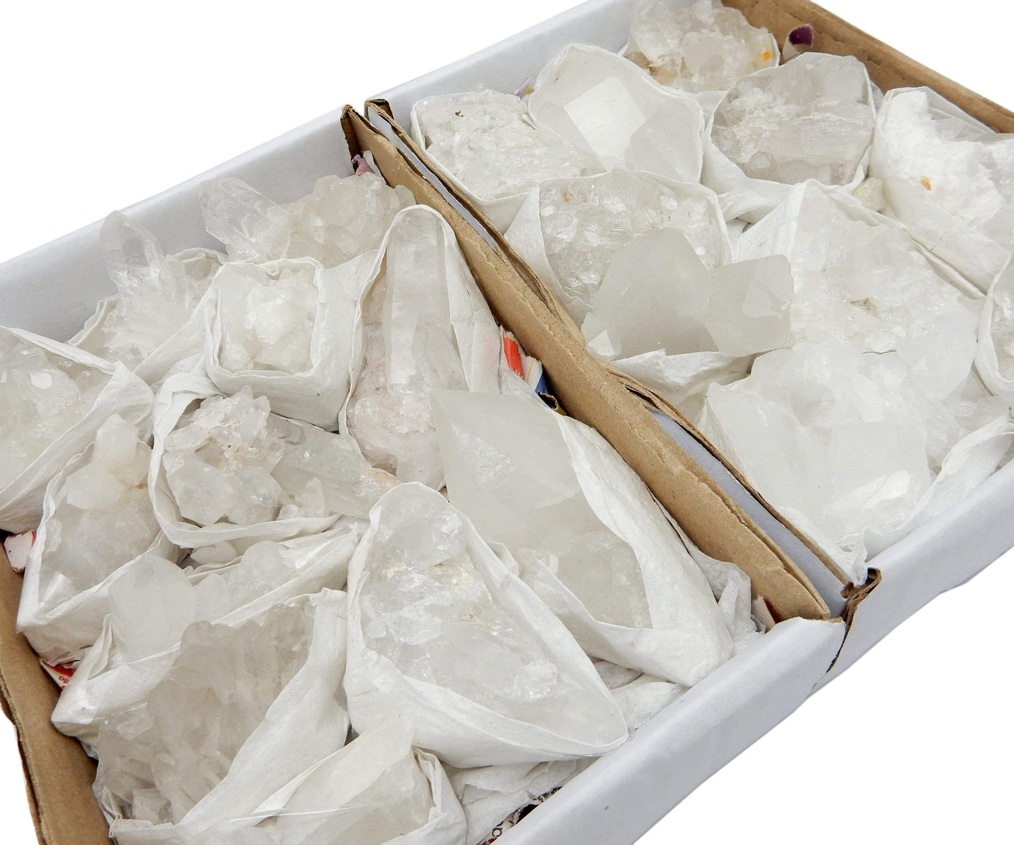 Flat Boxes - Crystal Quartz Cluster Flat Box  - close up