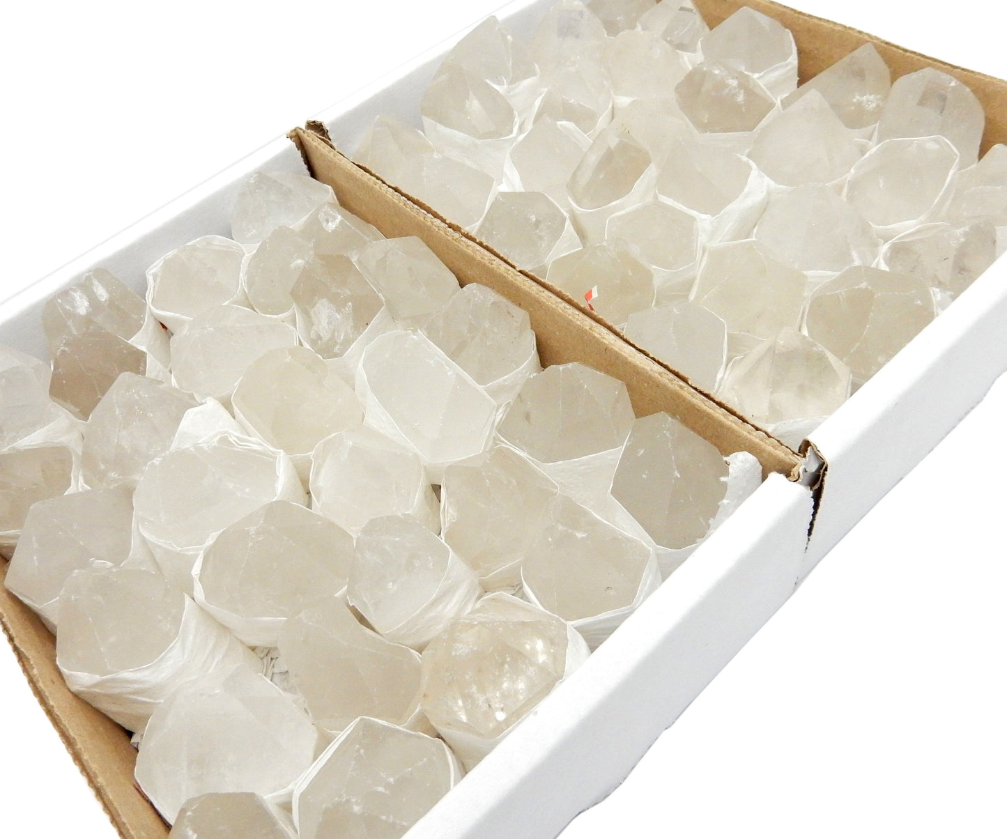 Crystal Quartz Point Flat Box  - side view