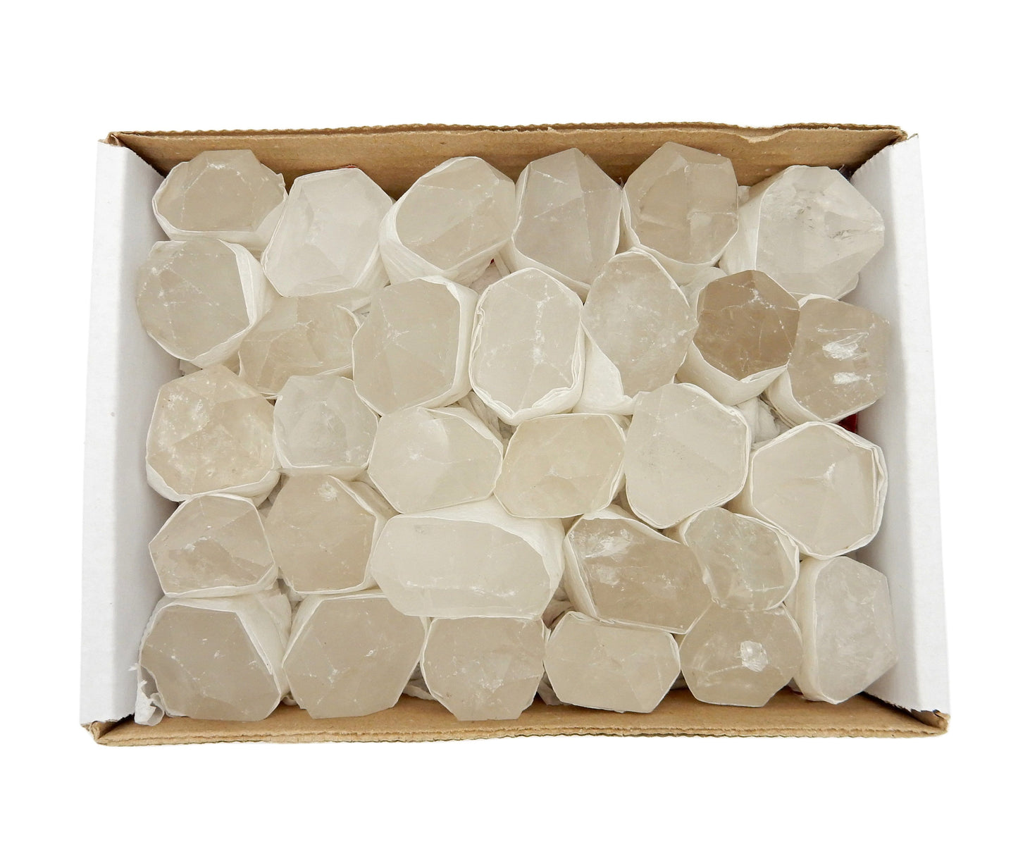 Crystal Quartz Point Flat Box  - close up