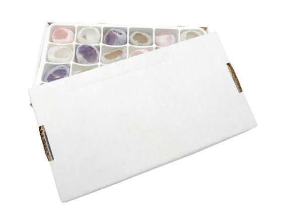 Flat Boxes of Emma Eggs Seer Stones with the lid closable