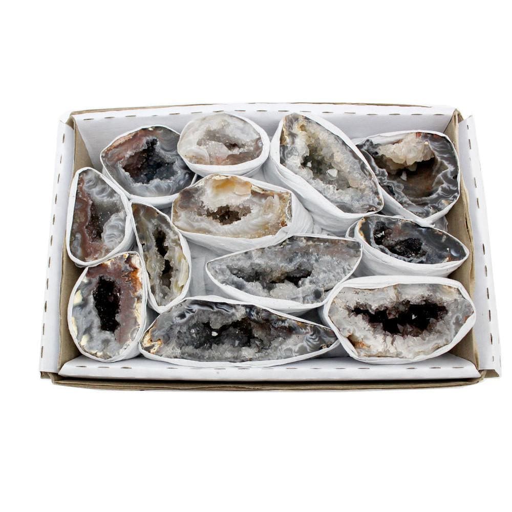 Natural Geode From Brazil in a box