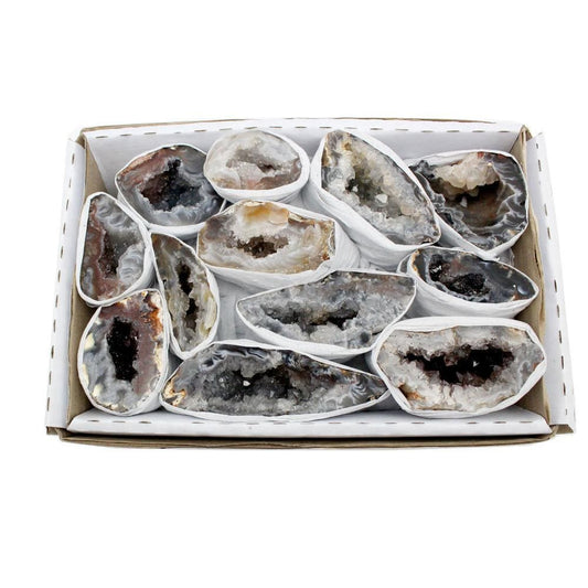 Natural Geode From Brazil in a box