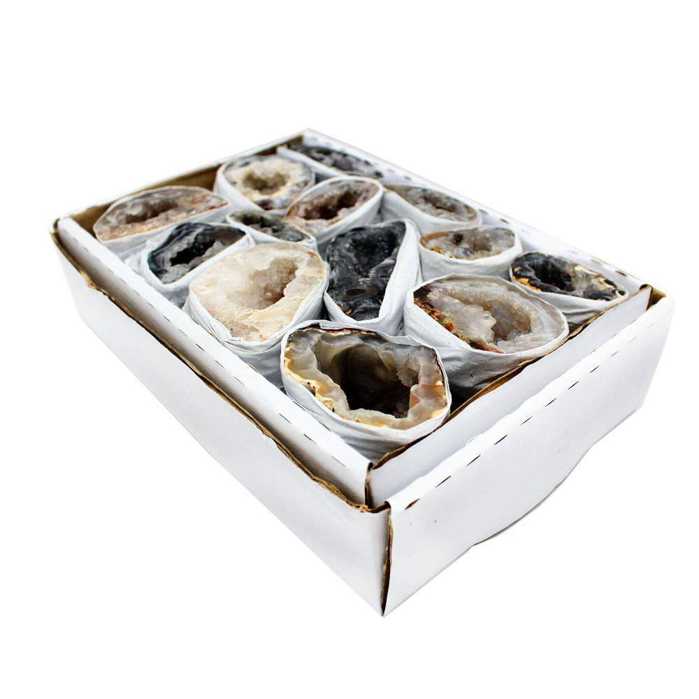 Natural Geode From Brazil - side view